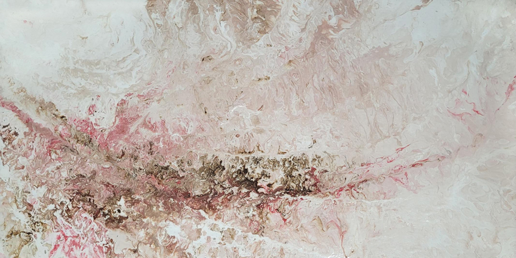 lovely floral Abstract for a girls room.